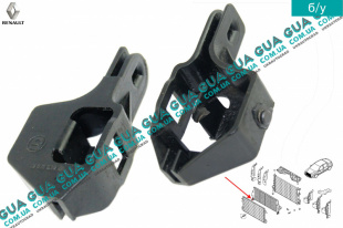 Кронштейн крепления / фиксатор радиатора интеркулера правый 1шт.   