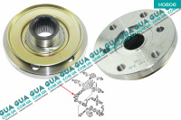 Фланец хвостовика редуктора заднего моста 94-00 ( 28 Шлицов T15 ) ( длинная база ) D120 Ford / ФОРД TRANSIT 1985-2000 / ТРАНЗИТ 85-00 2.9i (2935 куб.см)