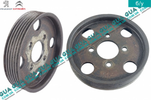 Шкив насоса гидроусилителя руля ( привода ГУР 6 ручейков D 109 мм )   