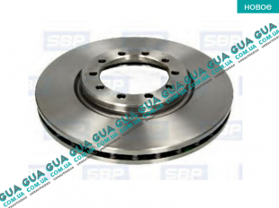 Тормозной диск вентилируемый передний Renault / РЕНО MASCOTT 2004-2010 / МАСКОТ 04-10 3.0TDI (2953 куб.см.)