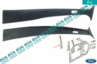 Внутренняя обшивка ( молдинг ) накладка стойки средней левой Ford / ФОРД ESCORT 1992-1995 / ЭСКОРТ 92-95 1.3 (1299 куб. см.)