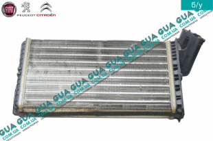 Радиатор печки ( отопителя ) Peugeot / ПЕЖО EXPERT 1995-2004 / ЭКСПЕРТ 95-04 1.9D (1868 куб.см.)
