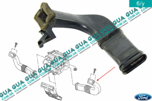 Воздуховод отопит печки ( правый )   