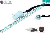 Фишка розьем с проводами / штекер датчика / кнопки включения стоп-сигнала / стопа / лягушки  ( 4 контакта )