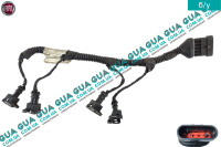 Электропроводка ( жгут проводов / фишок ) проводка форсунок / фишка форсунки / конектор розьем с проводами