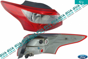 Фонарь задний левый седан   