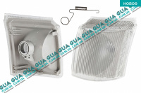 Указатель поворота левый белый поворотник Ford / ФОРД TRANSIT 1985-2000 / ТРАНЗИТ 85-00 2.9i (2935 куб.см)