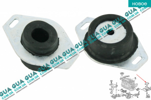 Подушка левая ( опора КПП )   