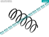 Пружина передняя Peugeot / ПЕЖО BIPPER 2008- / БИППЕР 08- 1.3HDI (1248 куб.см.)