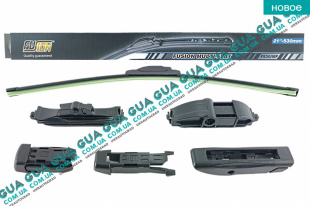 Щетка стеклоочистителя лобового стекла / поводка дворника безкаркасная Multi-flat 21" 530 мм   