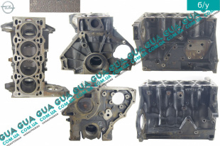 Блок цилиндров двигателя X20DTL ( голый )   