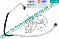 Трубка топливной системы ( от рейки к ТНВД )