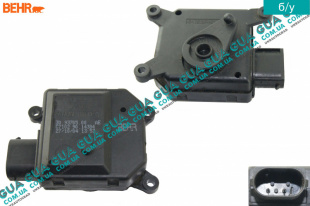 Привод заслонки печки ( моторчик / сервопривод ) 1 шт.   