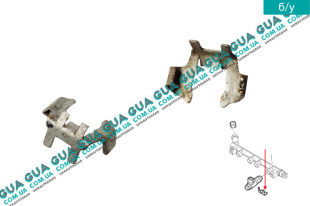 Фиксатор / зажим топливной форсунки ( защелка / крепёж / клипса / стопор ) 1 шт.   