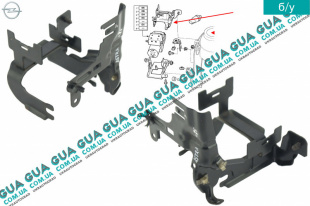 Кронштейн крепления блока АБС / ABS   