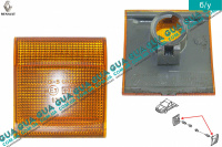 Указатель поворота боковой повторитель желтый ( поворотник ) Renault / РЕНО LAGUNA II / ЛАГУНА 2 2.2DCI (2188 куб.см.),