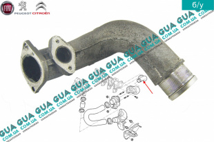 Патрубок воздуха от турбины к коллектору   