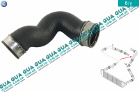 Патрубок интеркулера от радиатора к клапану