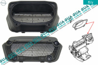 Воздухозаборник отопителя печки 