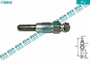 Свеча накала 11V ( накаливания )   