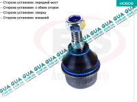 Шаровая опора верхняя Vauxhal / ВОКСХОЛ MOVANO 2010- 2.3DCI (2299 куб.см.)