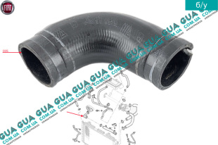 Патрубок / трубка системы охлаждения ( шланг теплообменника / масляного радиатора )   