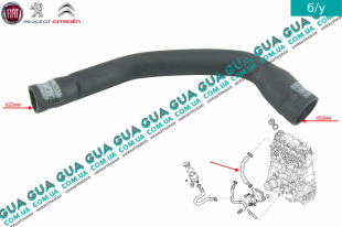 Патрубок вентиляции картерных газов ( трубка / шланг сапуна )   