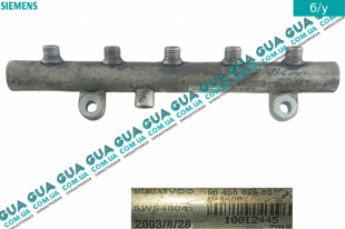 Топливная рейка / Рампа / распределительный трубопровод / Common Rail Ford / ФОРД C-MAX 2003-2007 / ФОКУС С-МАКС 2.0TDCI  (1997 куб. см.)