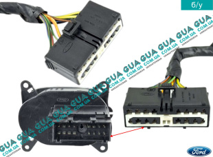 Фишка / разъем / штекер з проводами переключателя \ включателя света фар / противотуманных фар / корректора фар   