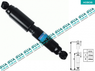 Амортизатор задний масляный ( стойка ) ( 293/444mm )   