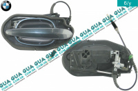 Ручка задней левой двери наружная BMW / БМВ 5-series E60 2003-2010 525d ( 2497 куб. см.)