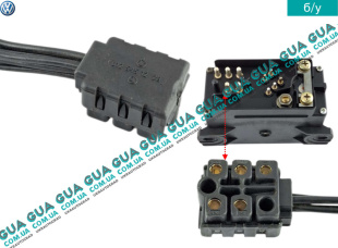 Фишка / разъем реле свечей накала 5 контакта VW / ВОЛЬКС ВАГЕН LT28-55 1996-2006 / ЛТ28-55 96-06 2.8TDI (2799 куб.см.)