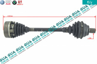 Полуось левая Z36 ( привод в cборе с шрусами )