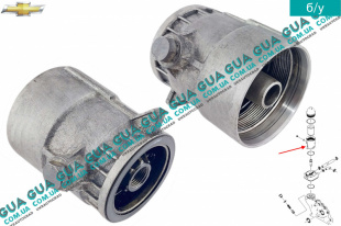Корпус масляного фильтра Chevrolet / ШЕВРОЛЕТ Captiva 2006-2011 2.0D ( 1991куб.см. )