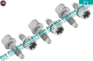 Болт / винт крепления корзины сцепления M6X1X18 ( комплект 6 шт. ) Ford / ФОРД KA / КА 1.3TDCI (1248 куб.см.)