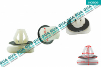 Клипса / фиксатор / зажым крепления ( пистон )