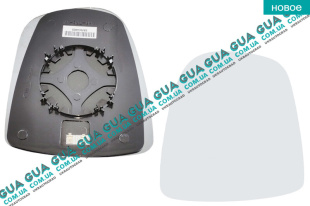 Вкладыш зеркала заднего вида левый с подогревом   