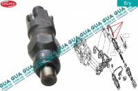 Форсунка дизельная механическая Renault / РЕНО KANGOO 1997-2007 / КАНГУ 97-07 1.9D (1870 куб.см.)