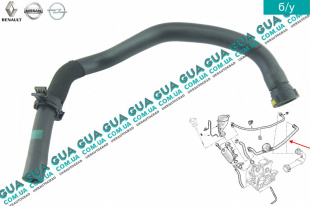 Патрубок вентиляции картерных газов / сапун ( шланг, трубка )   