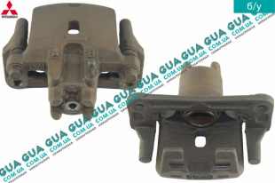 Суппорт задний левый Mitsubishi / МИТСУБИСИ PAJERO IV 2006- / ПАДЖЕРО 4 06- 3.2DI-D (3200 куб.см.)