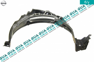 Подкрылок передний правый Nissan / НИССАН ALMERA N16 / АЛЬМЭРА Н16 2.2 DCI ( 2184 куб.см.)