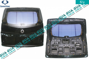 Дверь задняя ляда с стеклом ( крышка багажника 2005-2007 дорестайлинг ) SsangYong / САНГЙОНГ KYRON 2.0XDI (1998 куб.см.)