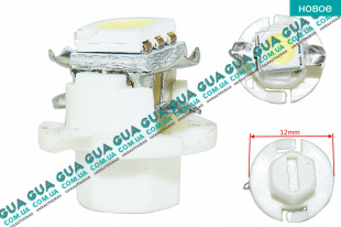 Лампа / лампочка  T5 - B8.4 - 1smd - 5050 LED в панель приборов SsangYong / САНГЙОНГ KYRON 2.0XDI (1998 куб.см.)