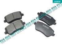 Тормозные колодки передние ( TRW )