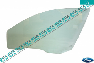 Стекло двери передней левой Ford / ФОРД FOCUS I 1998-2004 / ФОКУС 1 98-04 1.4 V16 (1388 куб. см.)
