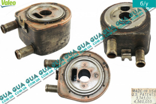 Масляный радиатор ( масляный охладитель / теплообменник ) сталь   