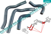Шланги / патрубки системы охлаждения ( трубки теплолобменника ) комплект 4шт.