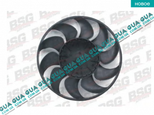 Вентилятор основного радиатора 10 лопастей ( без моторчика )   