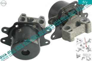 Подушка ( опора ) двигателя передняя левая   