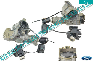 Замок зажигания ( Замок вала рулевого колеса ) + замок капота   